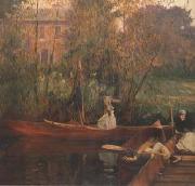 John Singer Sargent A Boating Party (mk18) oil on canvas